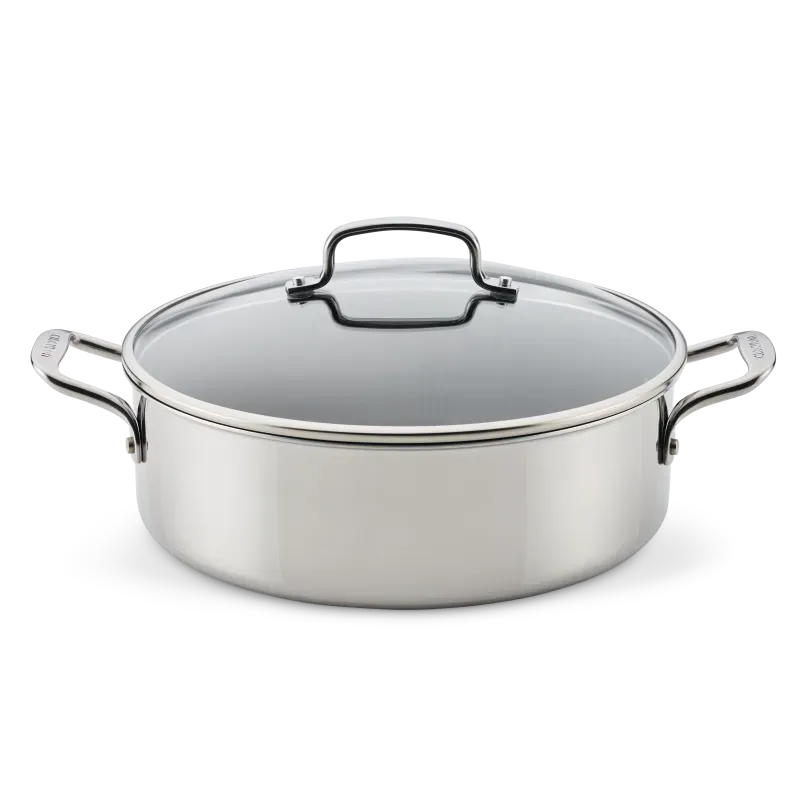 Circulon ScratchDefense traktörpanna 6,6 L rostfritt med lock