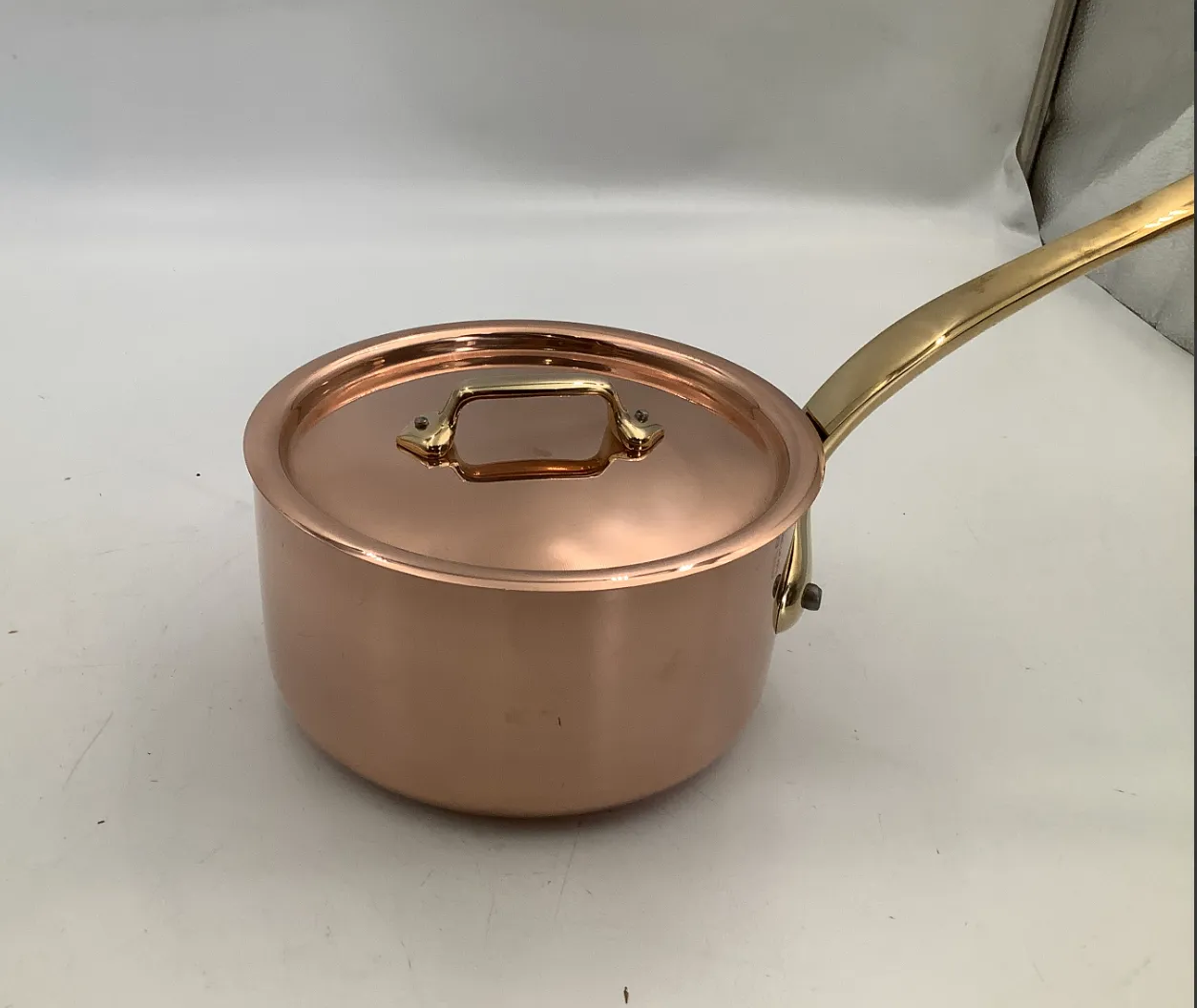 Mauviel M'Heritage M200B kastrull koppar 1,7 L med lock