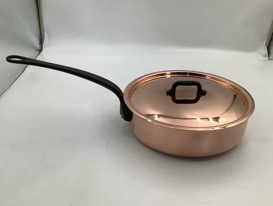 Mauviel M’Heritage 250 CI sautepanna 24 cm 3,3 qt koppar