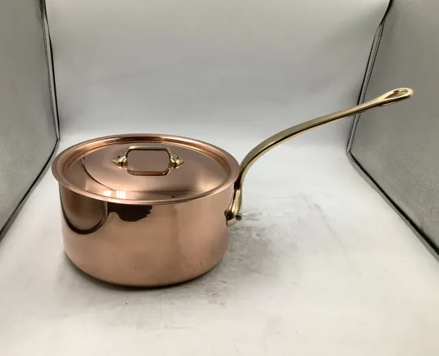 Mauviel M'Héritage M'200 B kastrull med lock 3,3 qt koppar box 3
