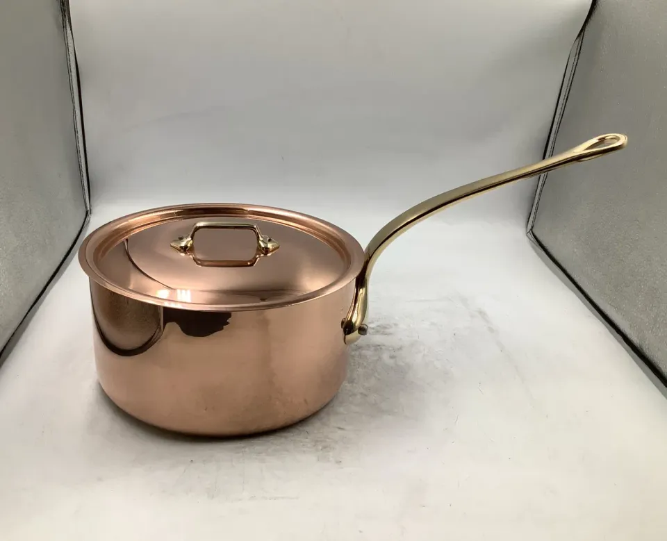 Mauviel M'Héritage M'200 B kastrull med lock 3,3 qt koppar box 3