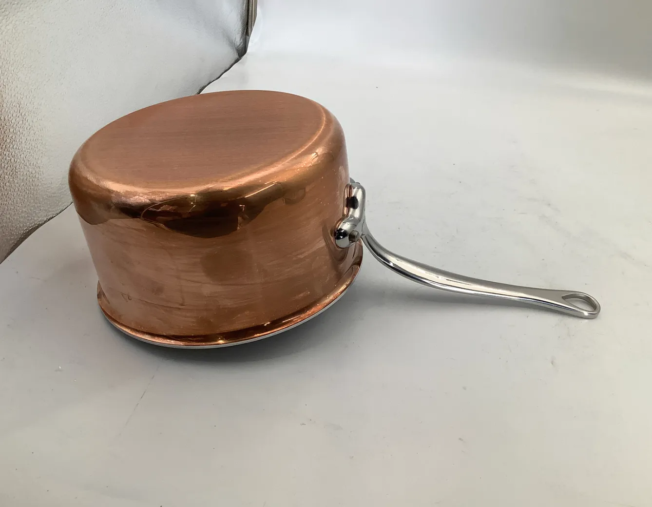 Mauviel M'Triply S kastrull 2,5 l koppar open box 2