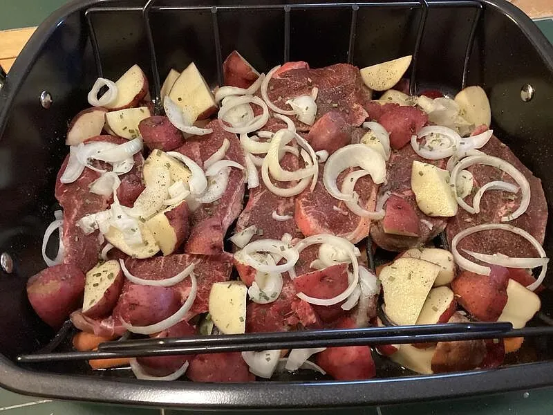 Circulon Roasting Pan långpanna svart med galler