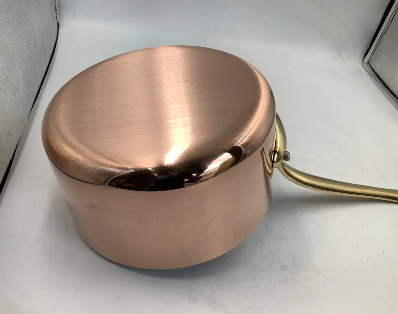 Mauviel M'Heritage M'200 B kastrull med lock 3,1 l koppar