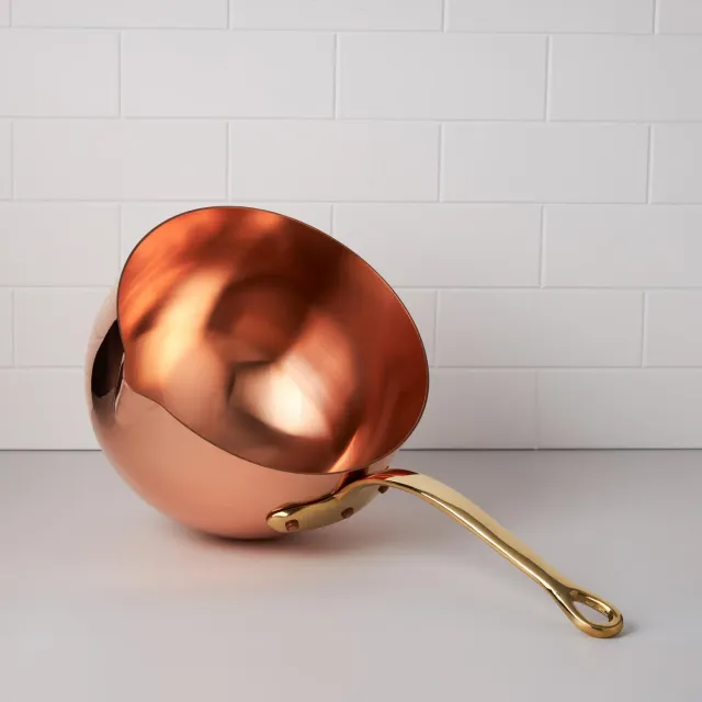Ruffoni zabaglionevispskål koppar 20 cm ofodrad