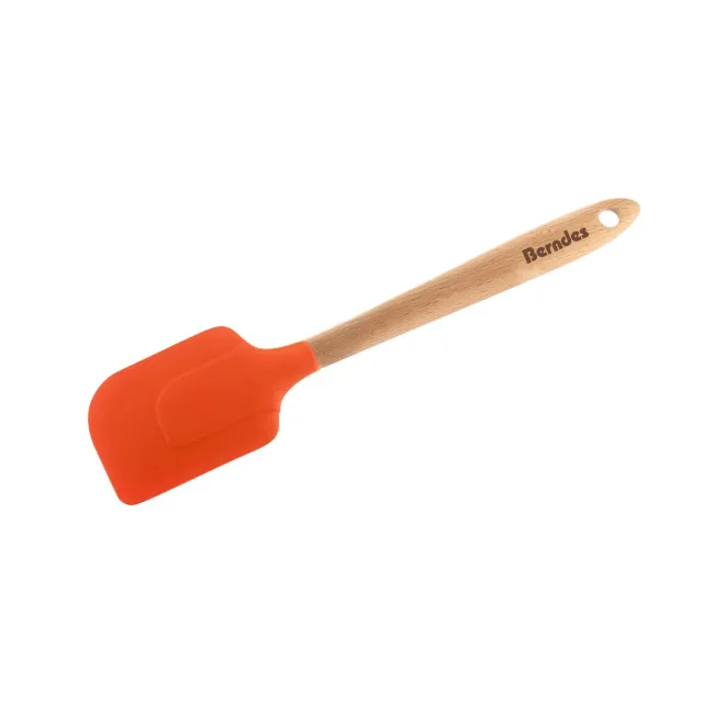Berndes slickepott silikon orange 28 cm träskaft