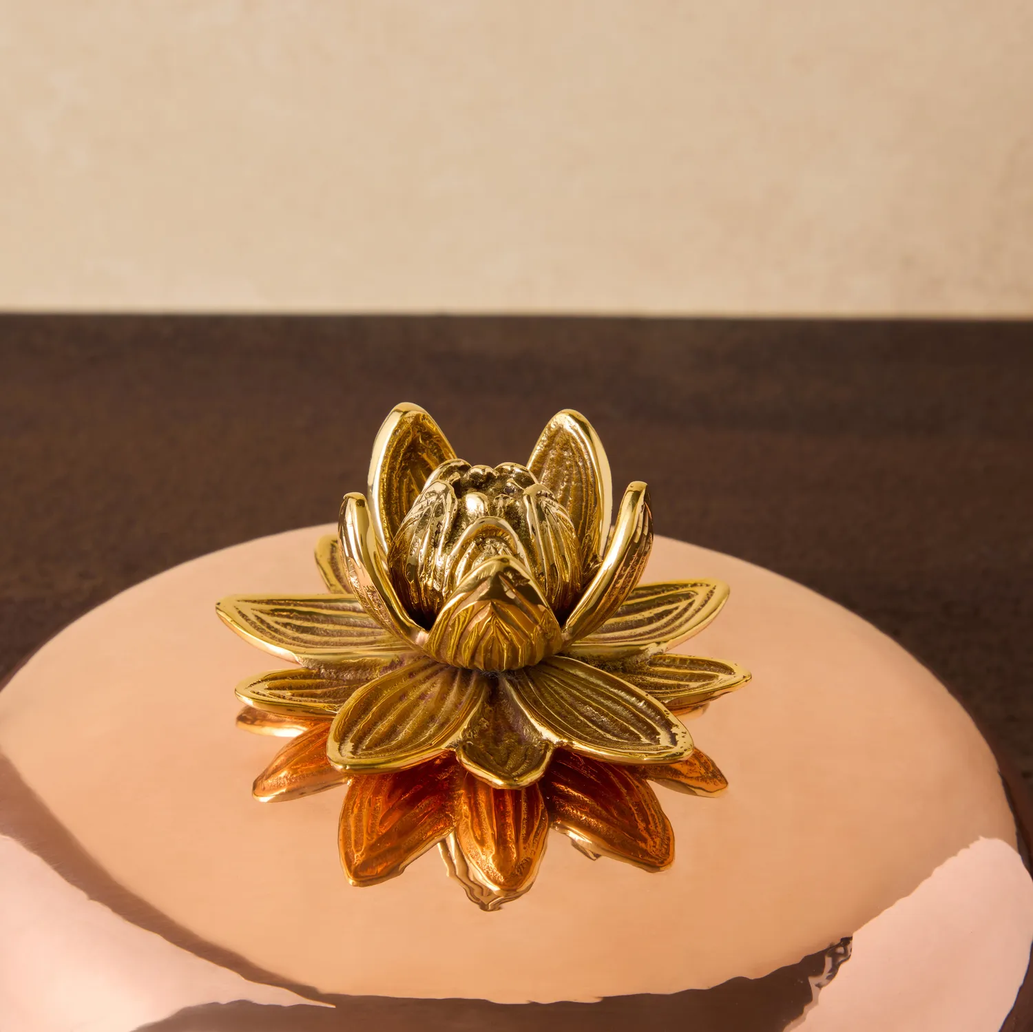 Ruffoni Lotus 5-delars köksset mässing