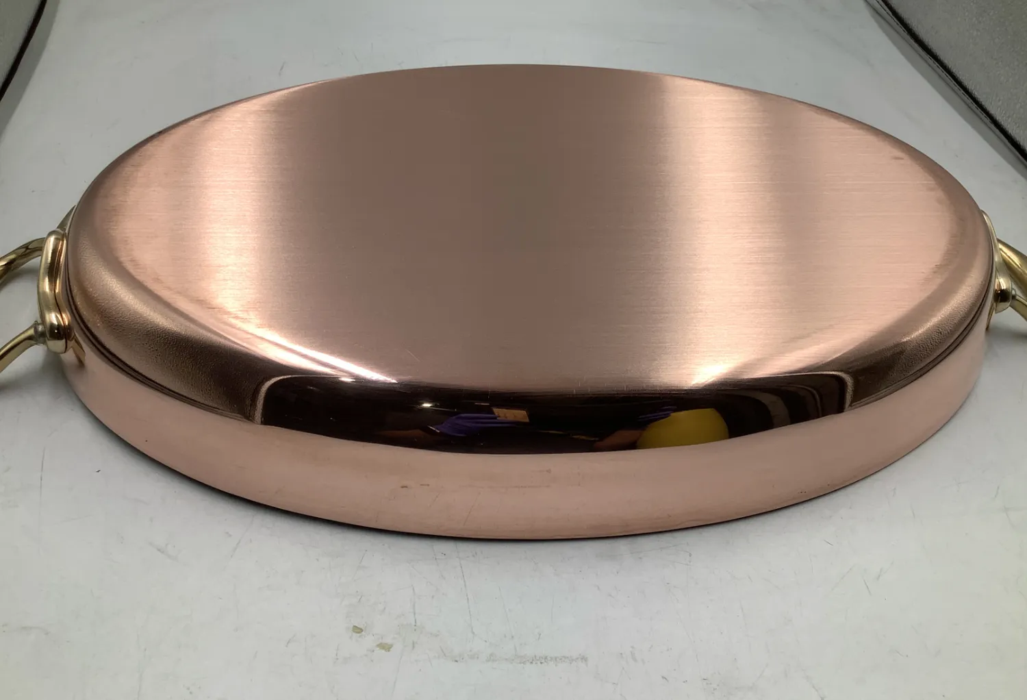 Mauviel M'Heritage gratängform koppar oval 40 cm