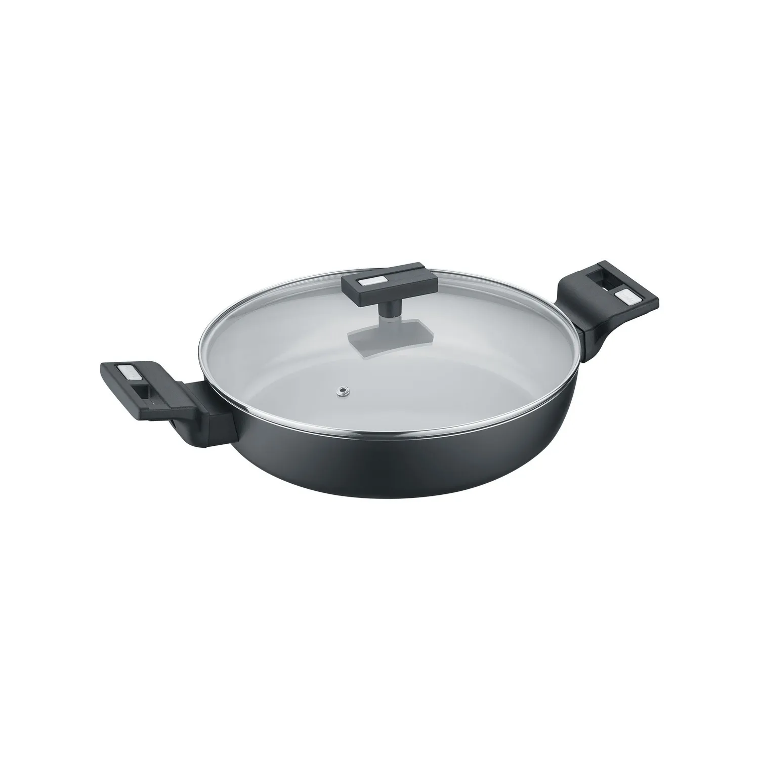 Berndes b.clever serveringspanna med lock 24 cm