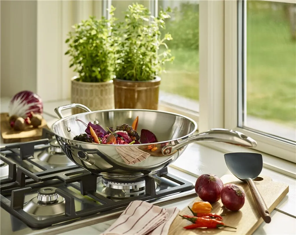Scanpan STS wok 32 cm rostfritt stål