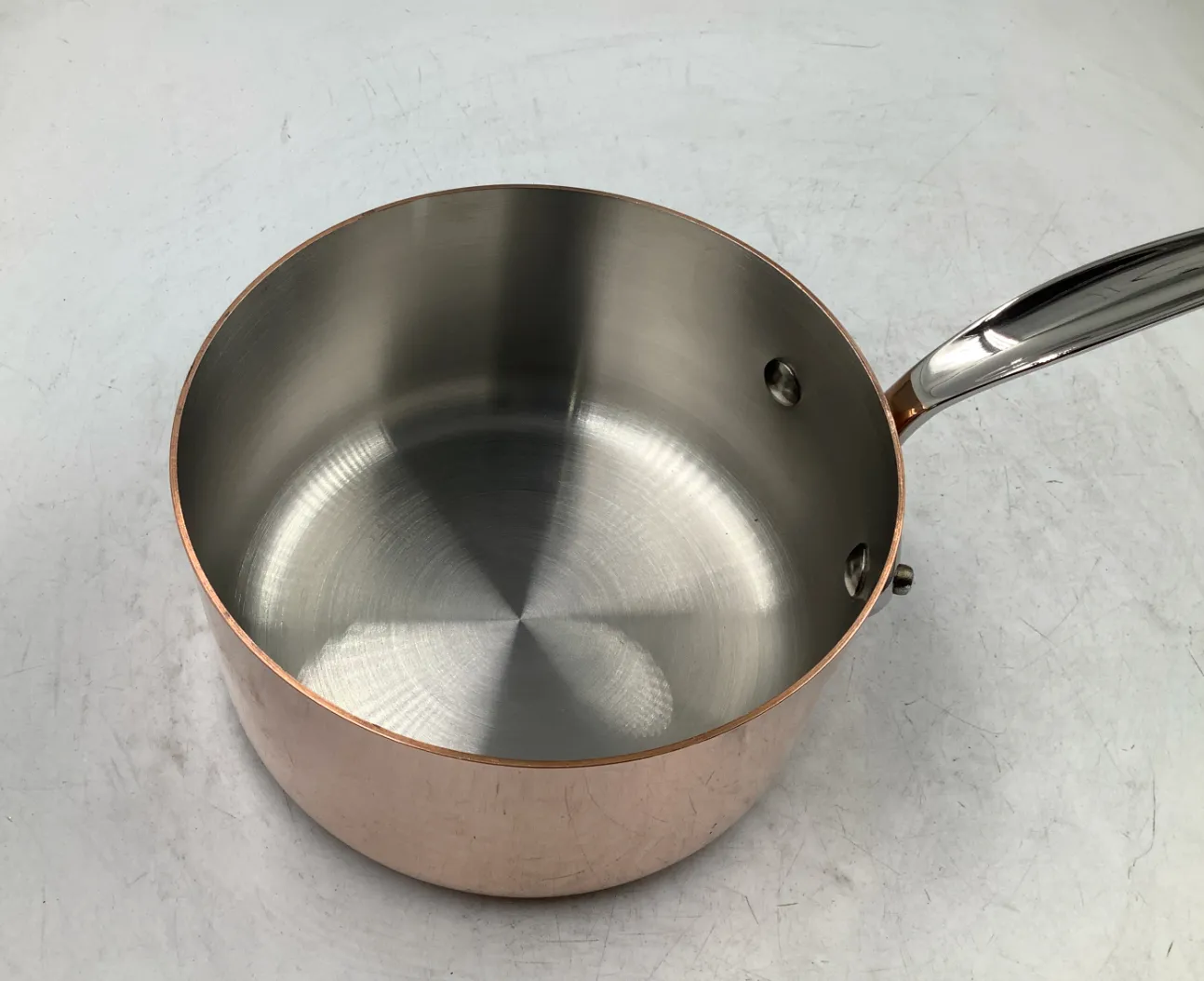 Mauviel M'Heritage M150S kastrull med lock 1,8 l koppar