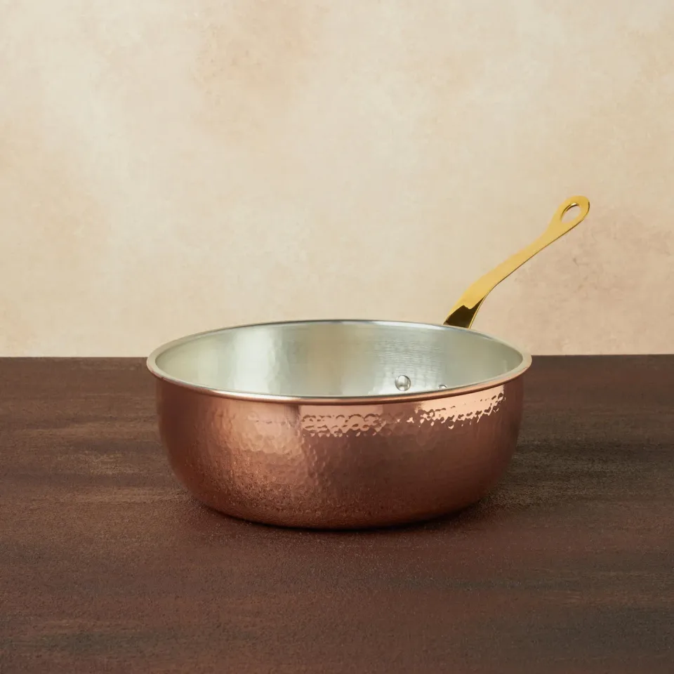 Ruffoni Historia Chef Pan 24 cm kockpanna koppar för 4 portioner