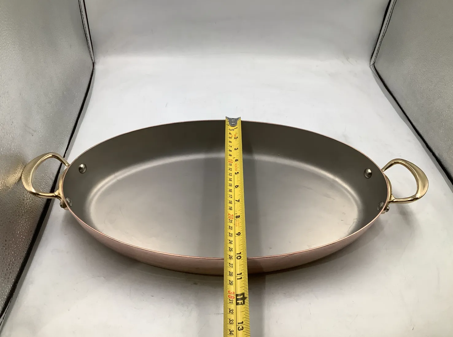 Mauviel M'Héritage M'150 B gratängpanna koppar oval 40 cm