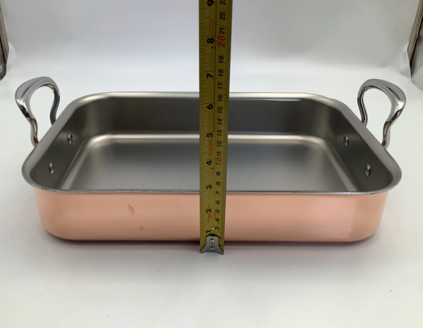 Mauviel M'Heritage långpanna koppar galler 35x25