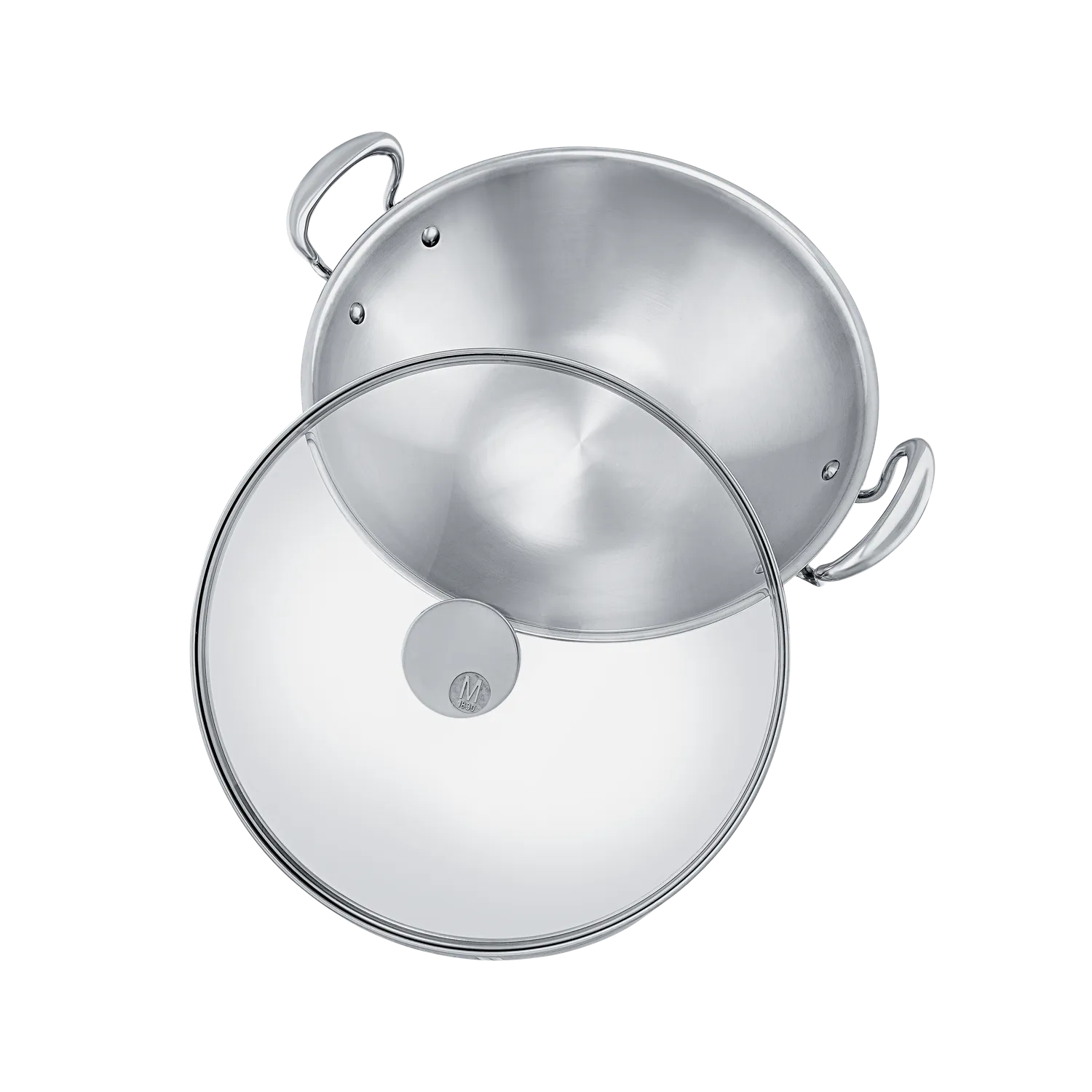 Mauviel M'Cook 5-Ply wok 32 cm rostfri induktion