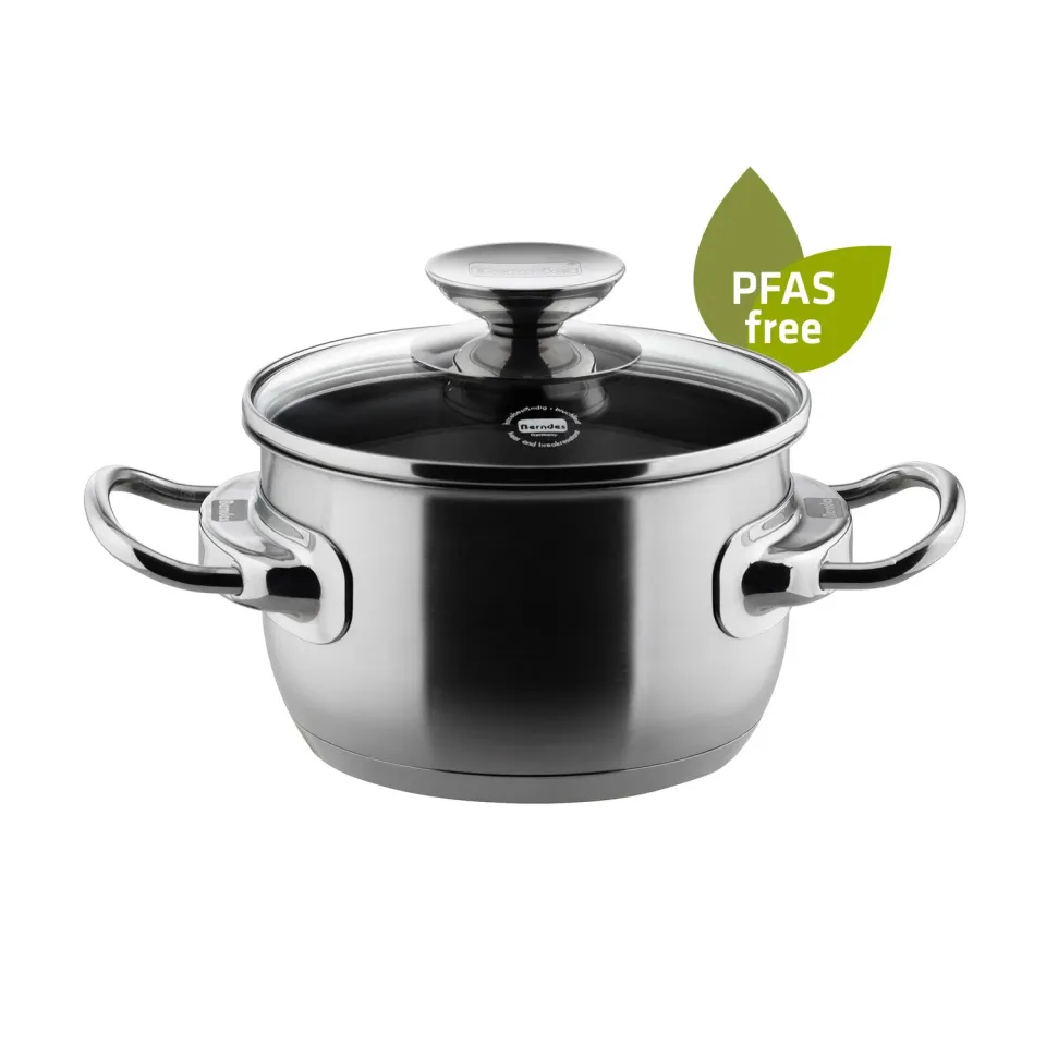 Berndes Injoy gryta med glaslock 16 cm rostfri