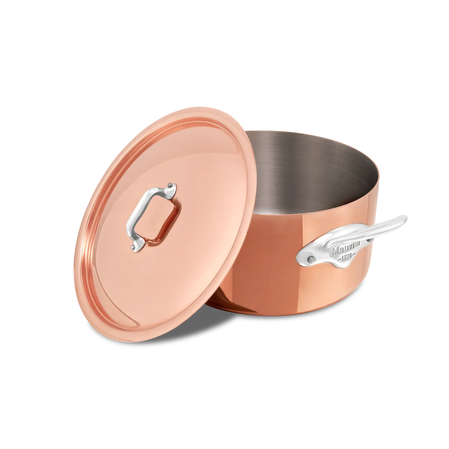 Mauviel M'3 S gryta koppar 6 liter lock