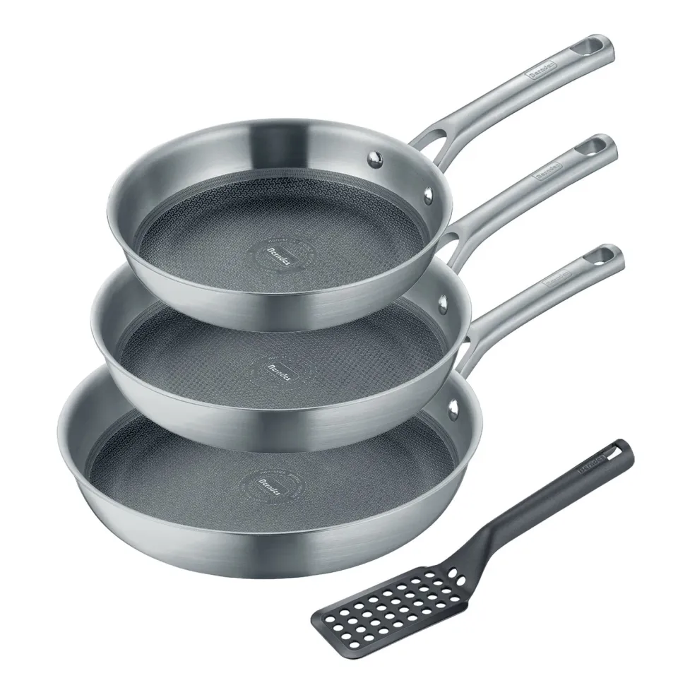 Berndes Tricion Resist stekpanneset 20+24+28 cm 4-delar