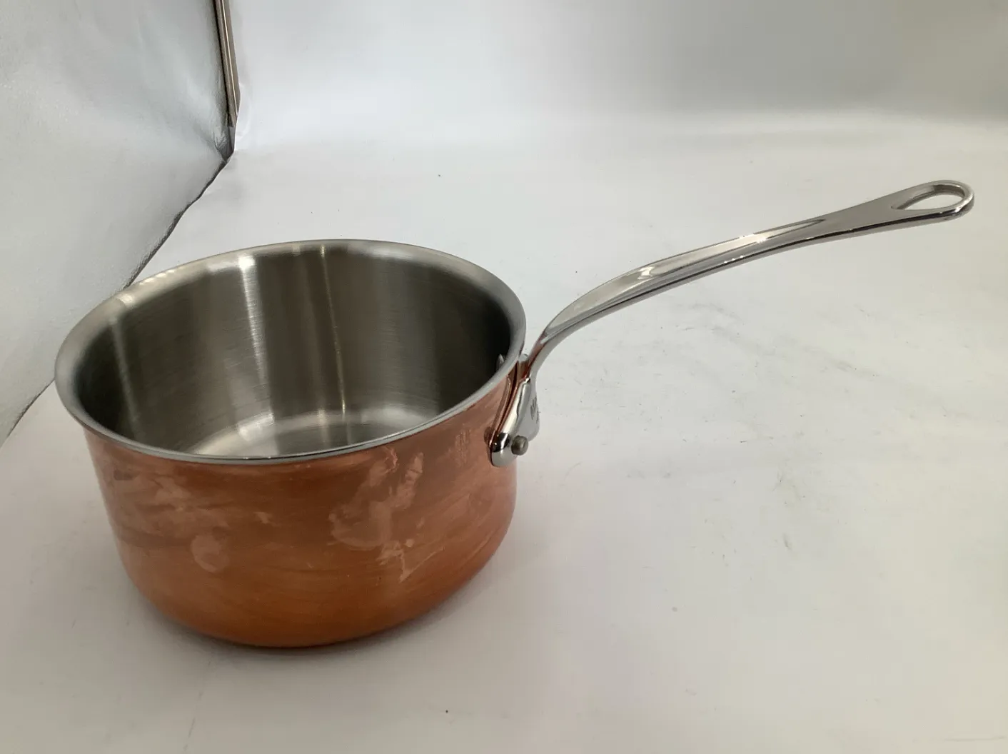 Mauviel M'Triply S kastrull 2,6 qt koppar