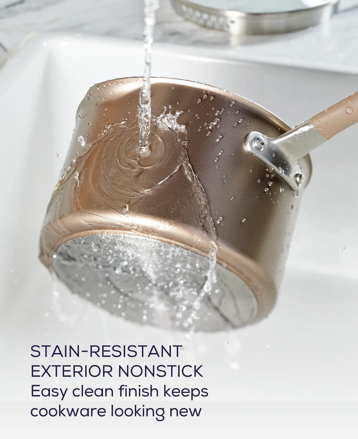 Circulon Premier Professional 5-delars kastrullset brons nonstick