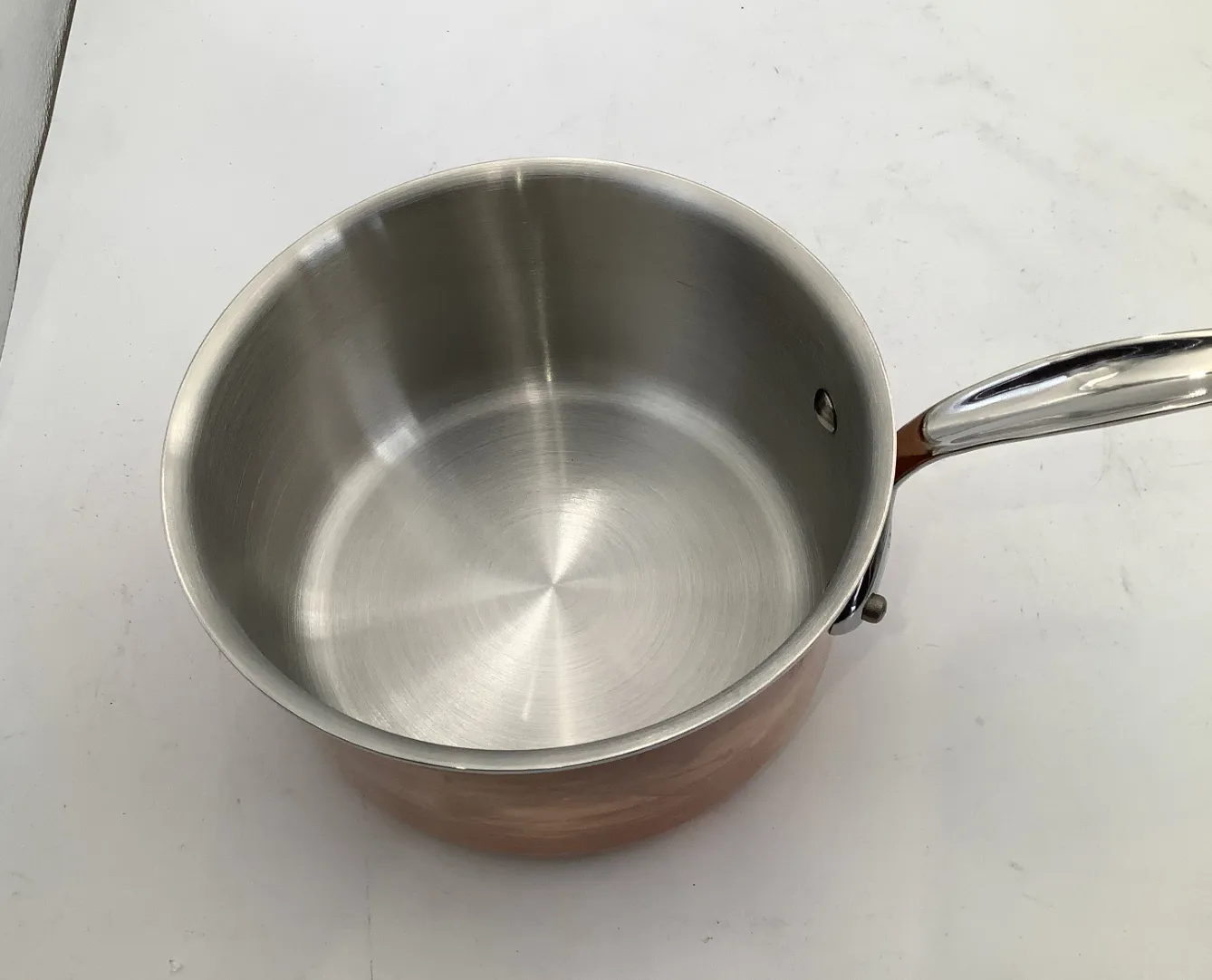 Mauviel M'Triply S kastrull 2,5 l koppar open box 2