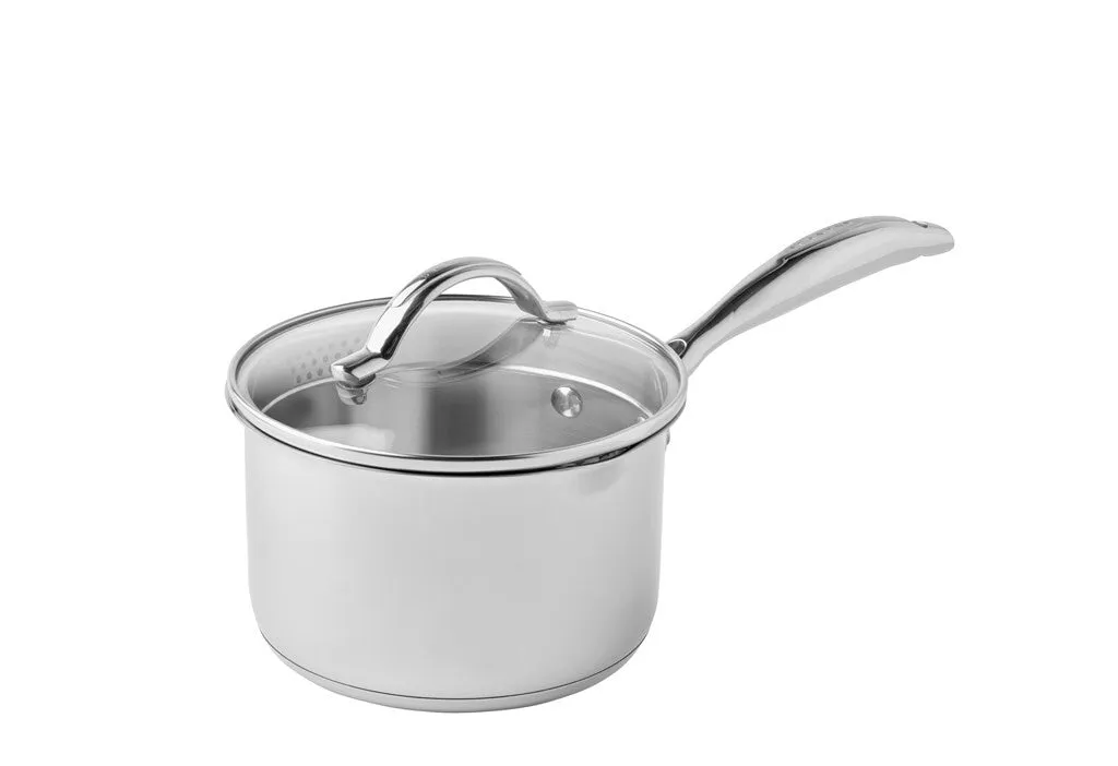 Scanpan STS kastrull 1,2 L 14 cm rostfri glaslock