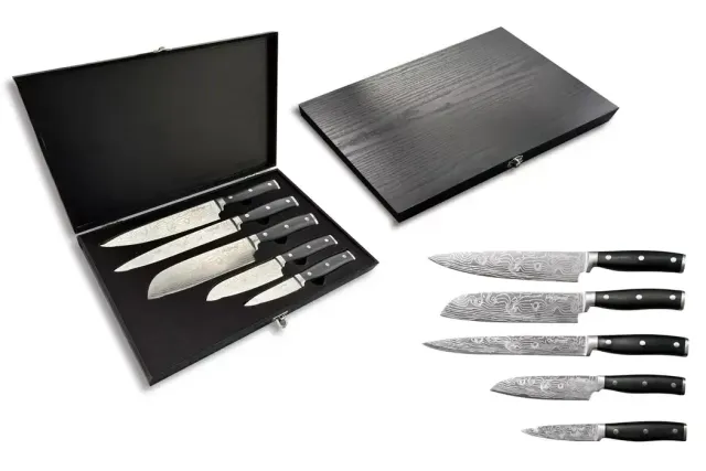 Cheffinger CF-DAMA01 kockkniv damaskus