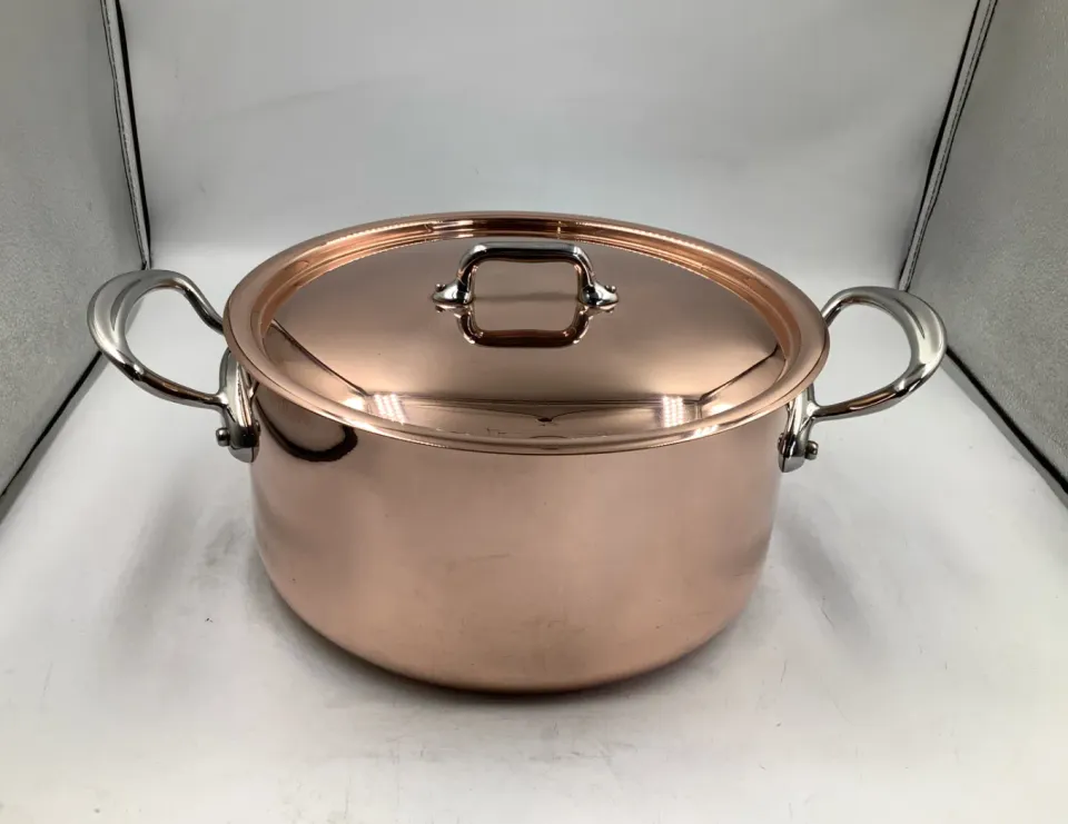Mauviel M'Heritage M'150 S gryta med lock 5,6 Qt rostfri