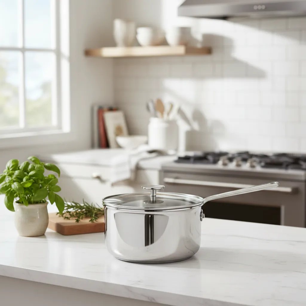 Mauviel M'360 kastrull med glaslock 1,8 Qt induktion
