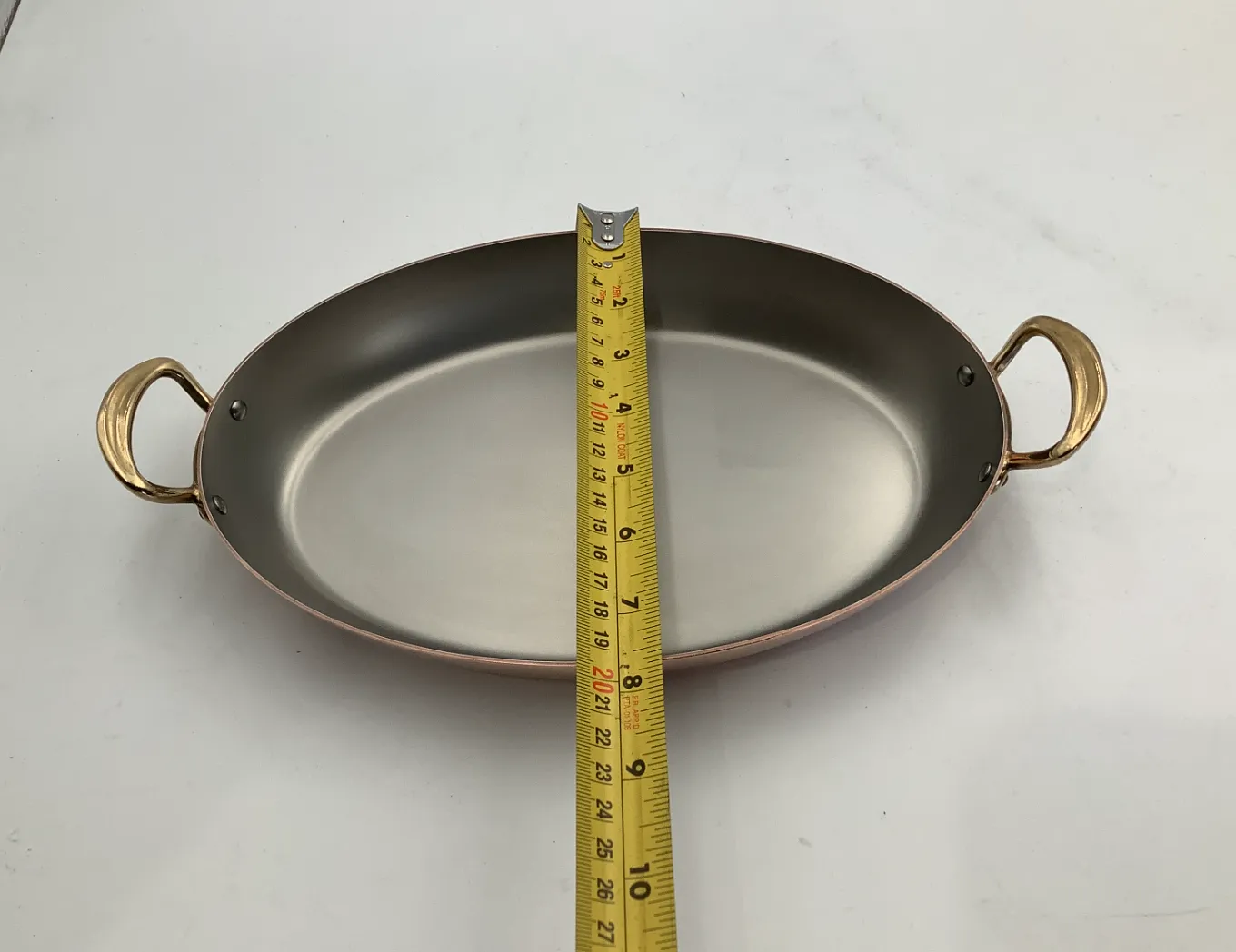 Mauviel M'Heritage M'150 B gratängpanna oval 25 cm koppar