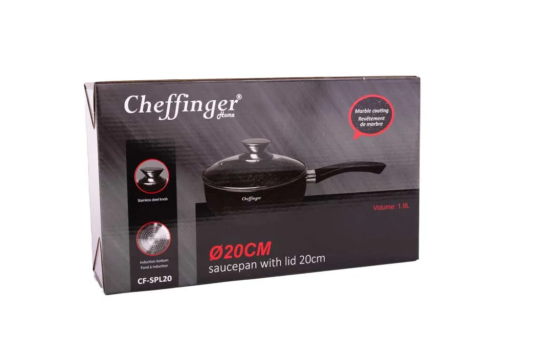Cheffinger CF-SPL20 traktörpanna 20 cm med lock