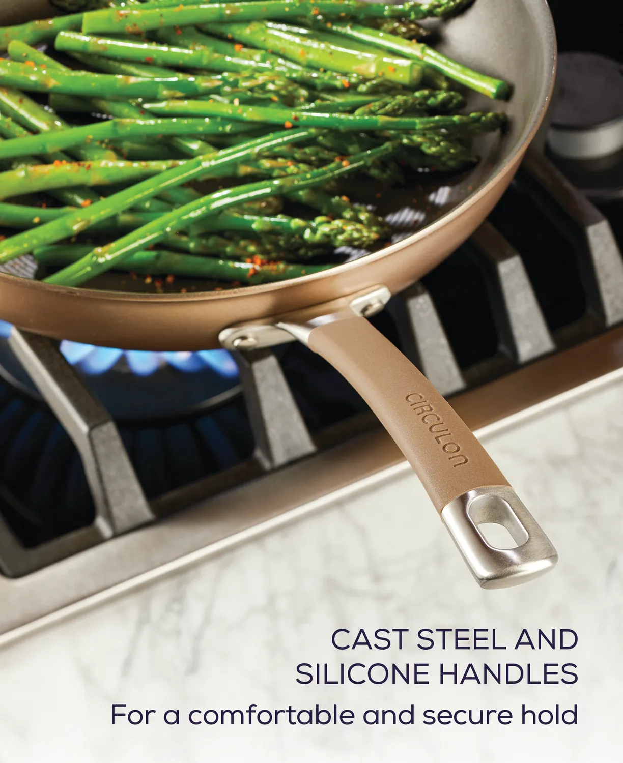 Circulon Premier Professional 5-delars kastrullset brons nonstick
