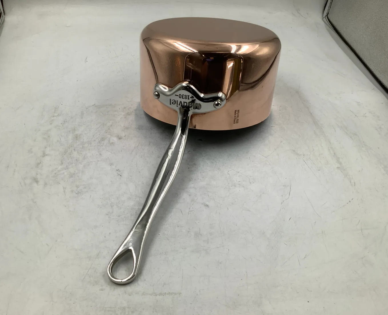 Mauviel M'Heritage M'150S kopparkastrull 1,8L lock