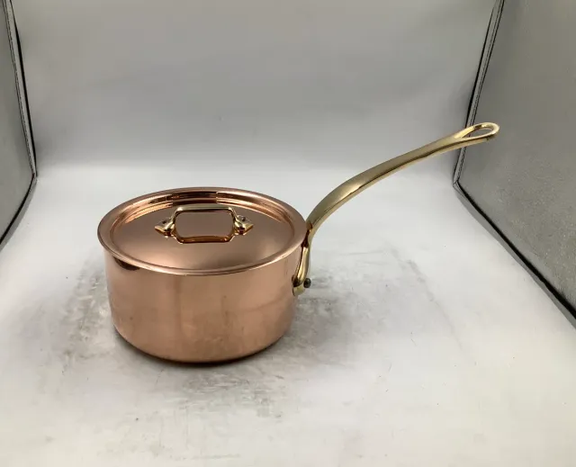 Mauviel M'Heritage M'200B Kastrull koppar 1,7 L mässing