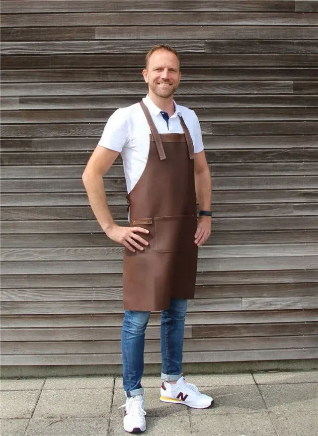 Scanpan läderförkläde one size oxläder