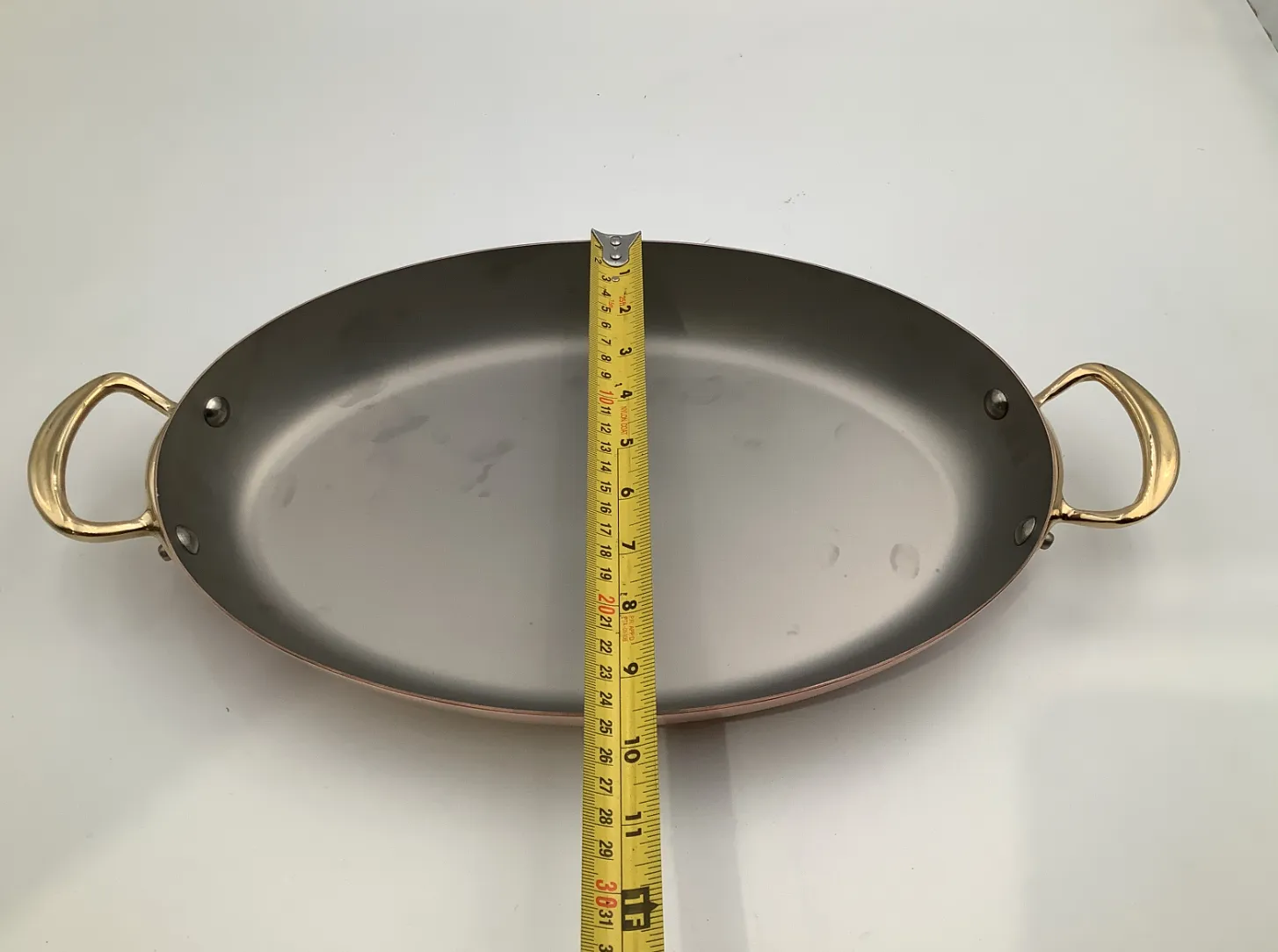 Mauviel M'Heritage M150B gratängform oval 35 cm koppar