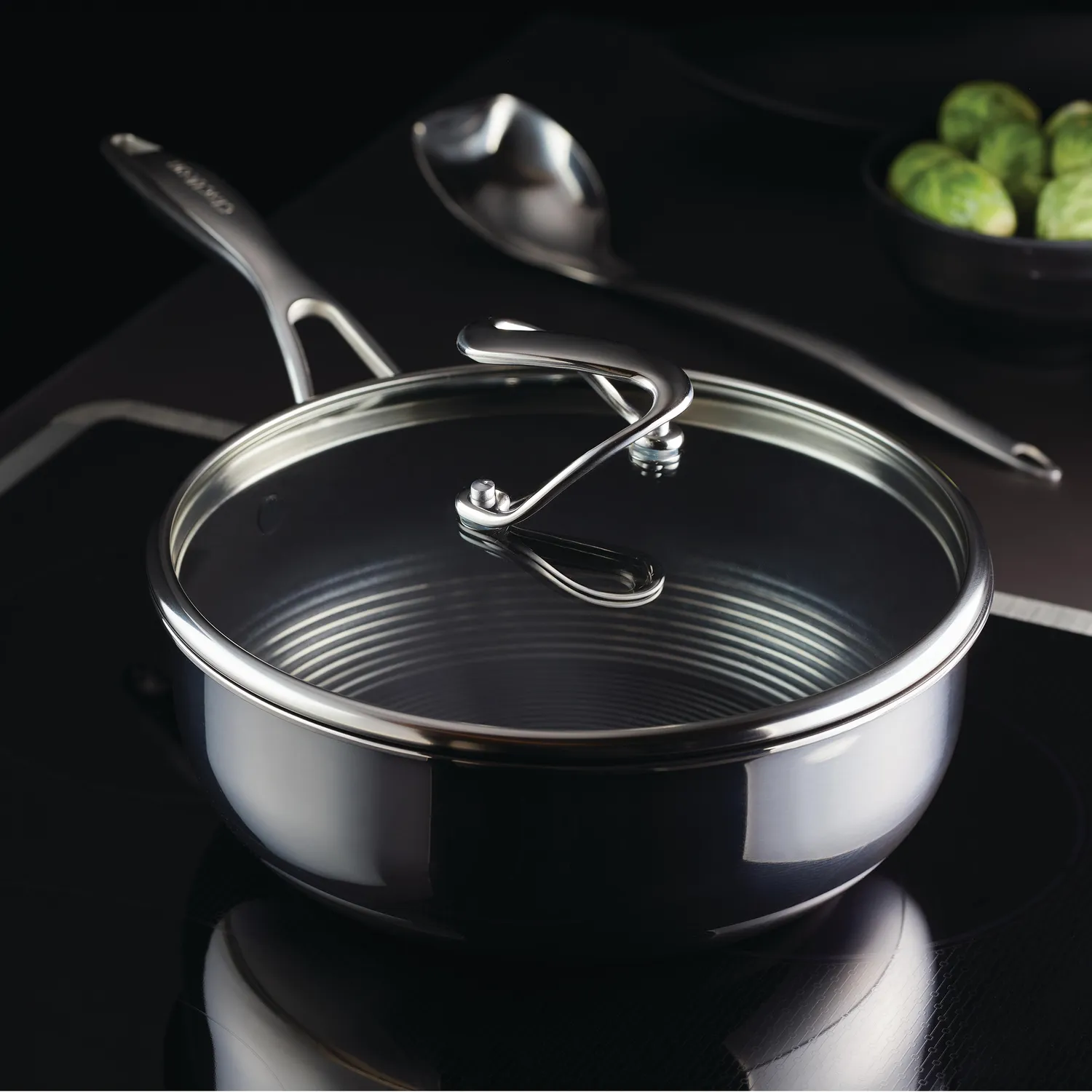 Circulon SteelShield kockpanna 3,3 L rostfri med lock