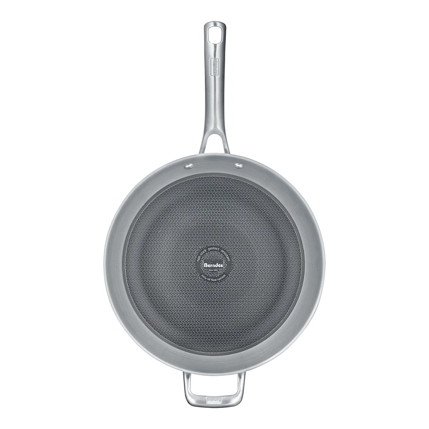 Berndes Tricion Resist b.nature wok 32 cm med glaslock PFAS-fri