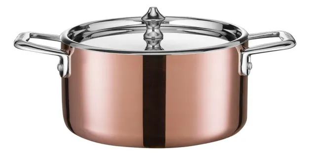 SCANPAN Maitre D koppargryta 16 cm 1,5 liter med lock