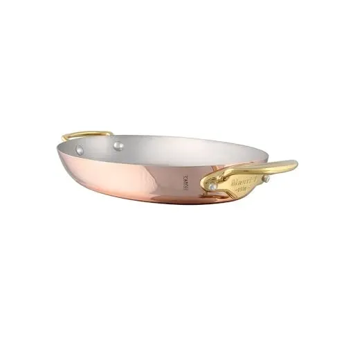 Mauviel M'Heritage M150B gratängform oval koppar mässing