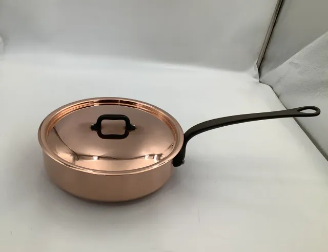 Mauviel M'Héritage 250CI sauteuse 24 cm lock koppar