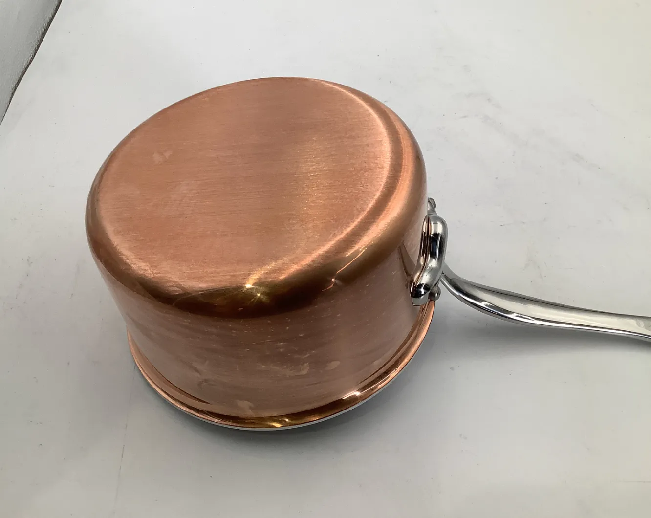 Mauviel M'Triply S kastrull glaslock 2,5 L koppar
