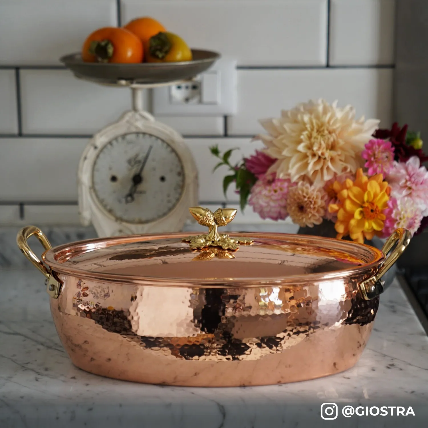 Ruffoni Historia Oval Deep Roaster ugnsform 38 cm koppar