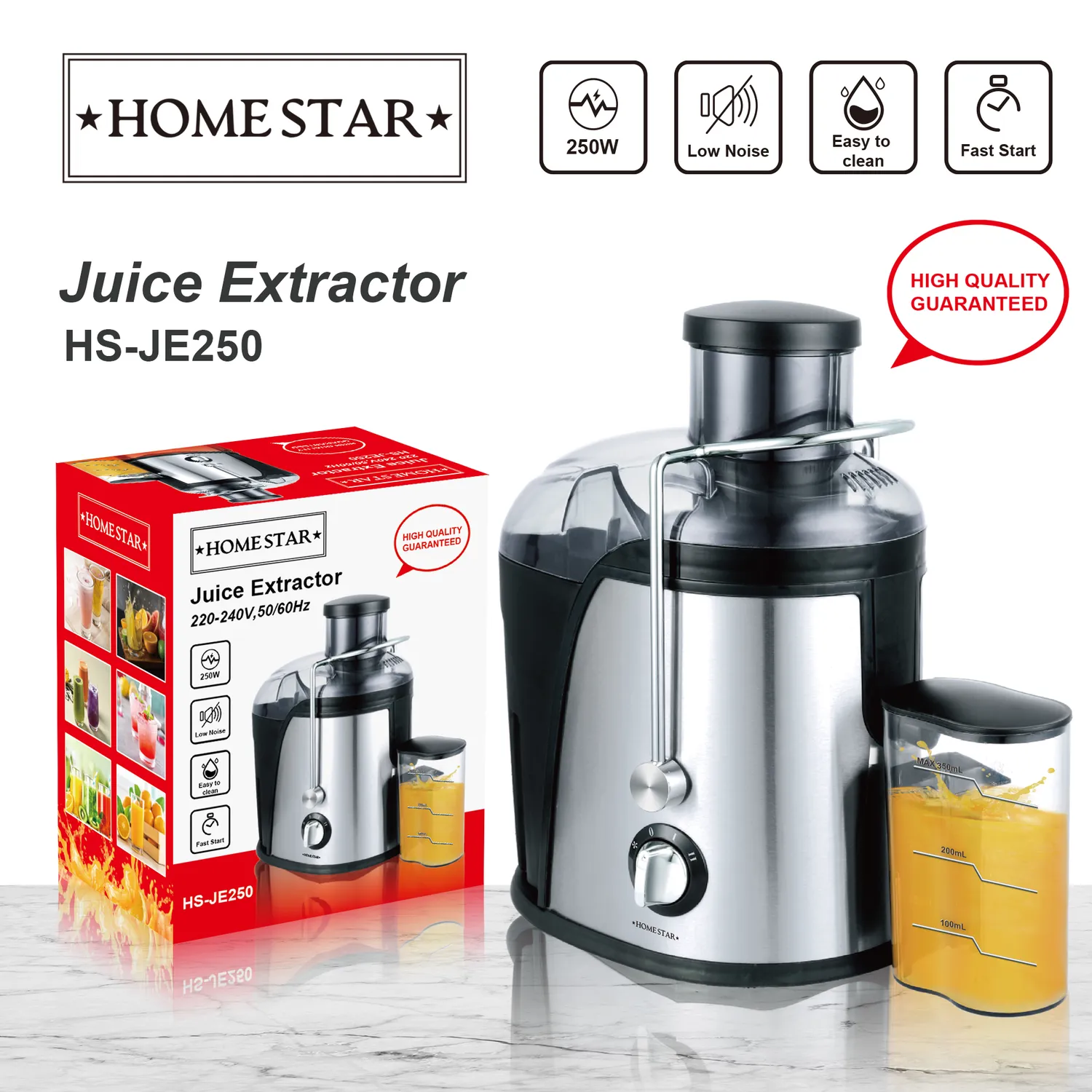Cheffinger HS-JE250 juicepress 250W