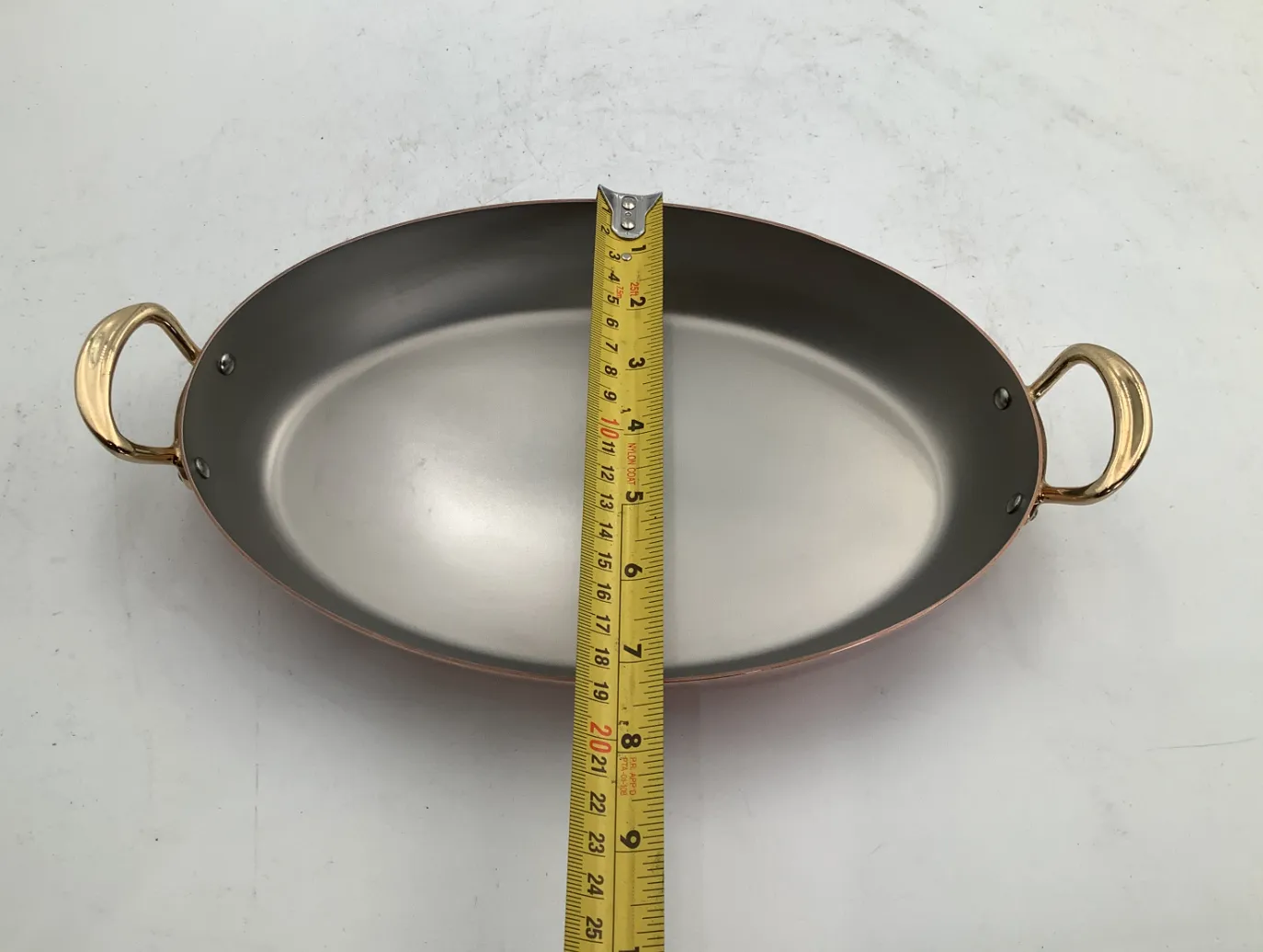 Mauviel M'Heritage M'150 B gratängform oval 25 cm koppar