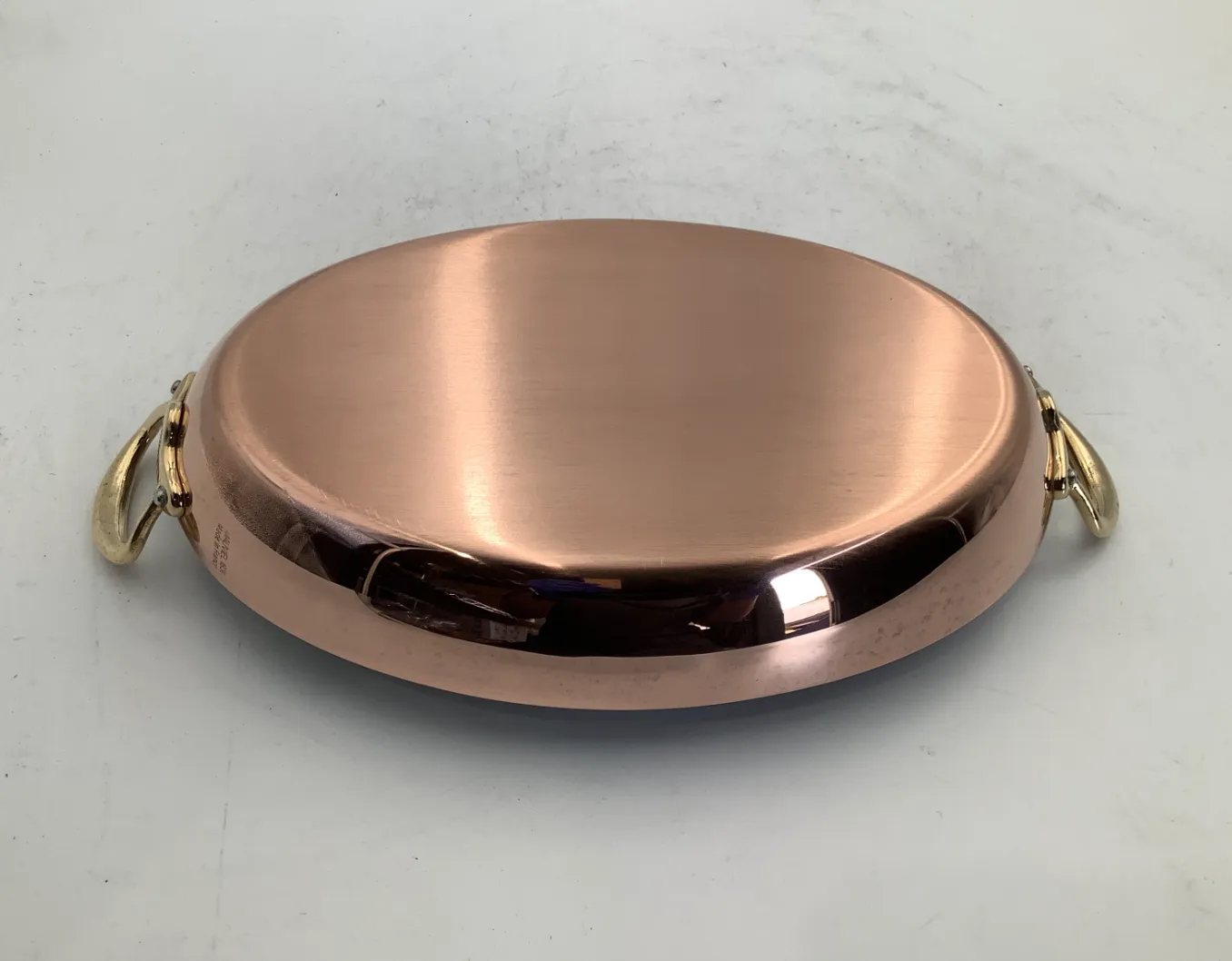 Mauviel M'Héritage gratängform oval 25 cm koppar