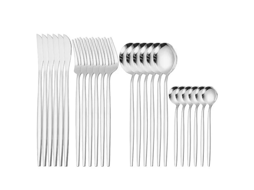 Cheffinger CF22126 bestickset 24 delar silver