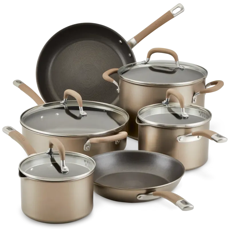 Circulon Premier Professional 10-delars kastrullset brons nonstick