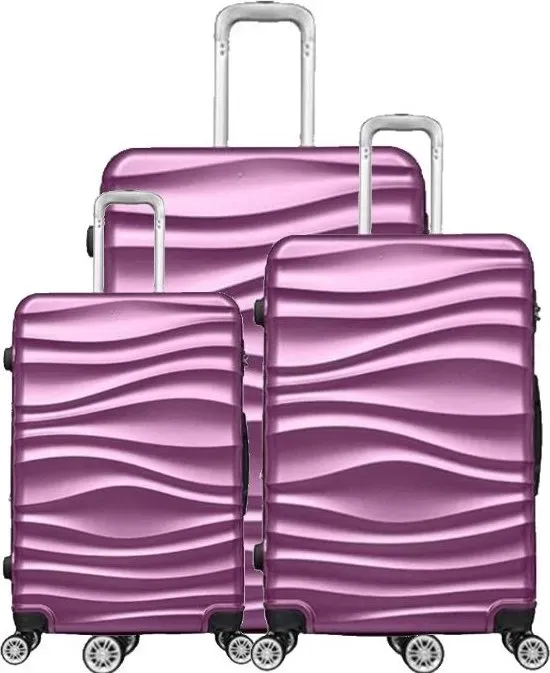 Cheffinger CF-ABS04 skärbrädor 4-pack lila plast