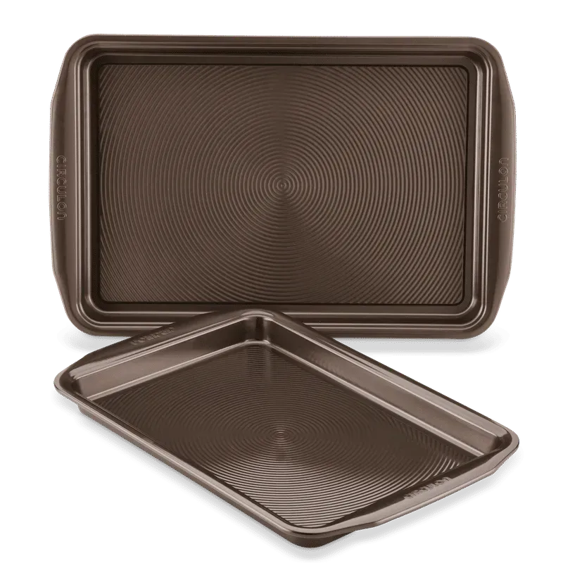 Circulon 2-Piece kakplåtar choklad nonstick 2-pack